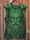 Unisex Mythology Abstract Print Casual T-Shirt