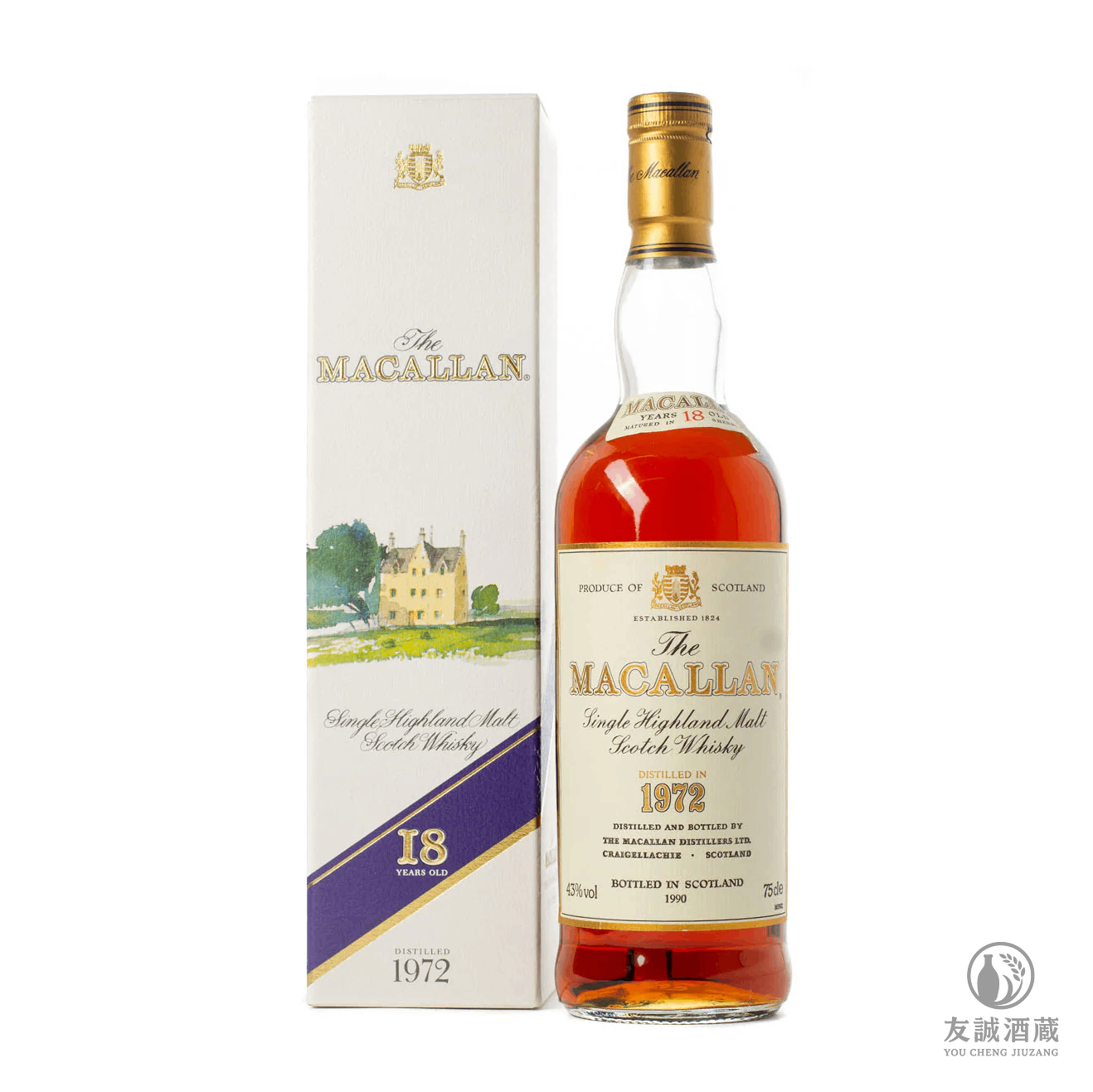麥卡倫Macallan 1972 Special Selection 18 友誠酒藏