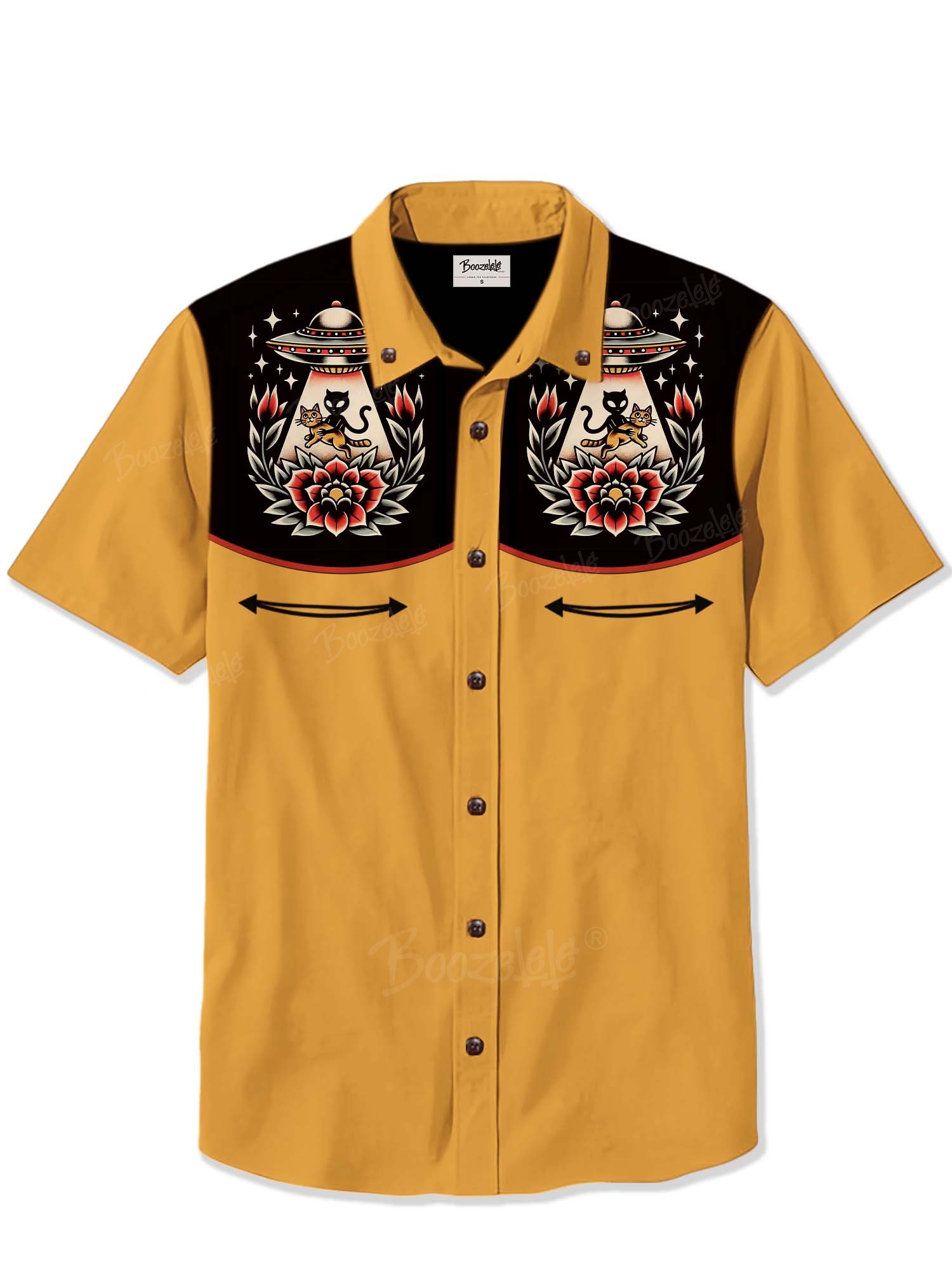 UFO Took The Cat - 100% Cotton Shirt