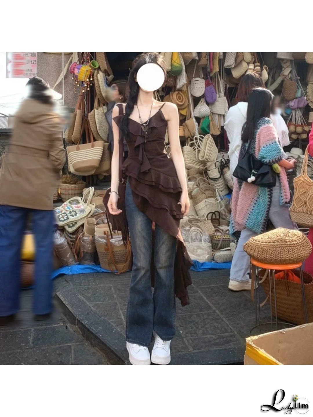 s Elegant Two-Piece Dress & Skirt Set - Retro Suspender A-Line Midi/Maxi Dress with Lace Skirt, Split Design for Wedding Guest, Prom, Vintage Outfit - Easy Care Versatile Wear, Fall Dress Outfits, Fall Fashion Dress, High Low Dress