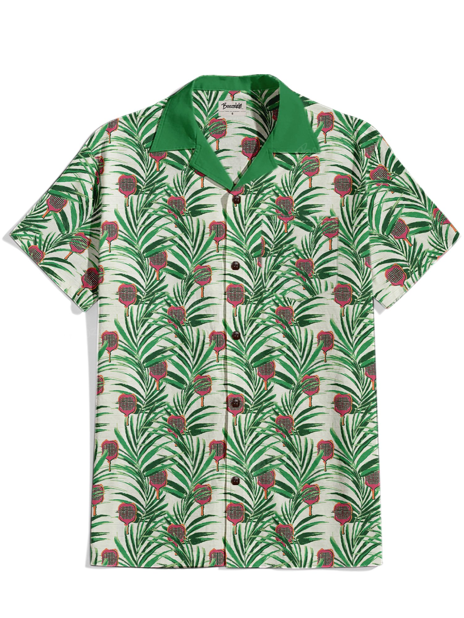 Pickleball - 100% Cotton Cuban Collar Shirt