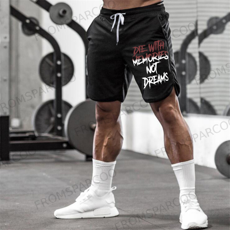 Die With Memories Gym and Sports Fitness Shorts