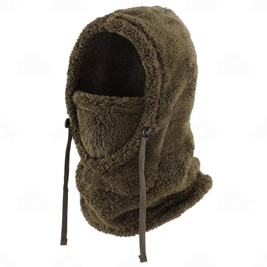 Home Prefer Balaclava Hood Winter Hat for Men & Women Windproof One-Piece Fleece Hooded Scarf Ski Mask Cold Weather Hat