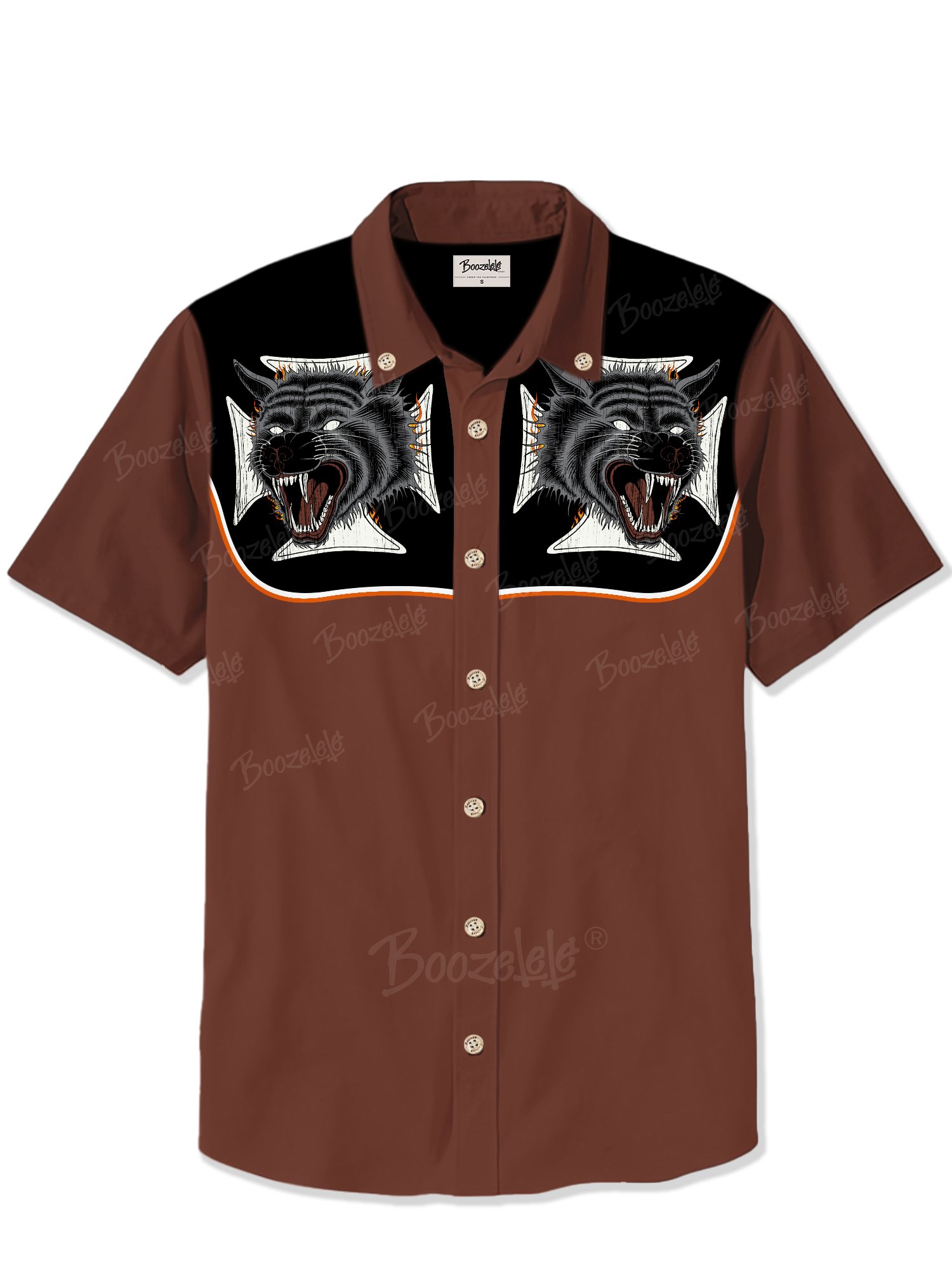 【Eastern Snuck X Boozelele】Wolf- 100% Cotton Shirt