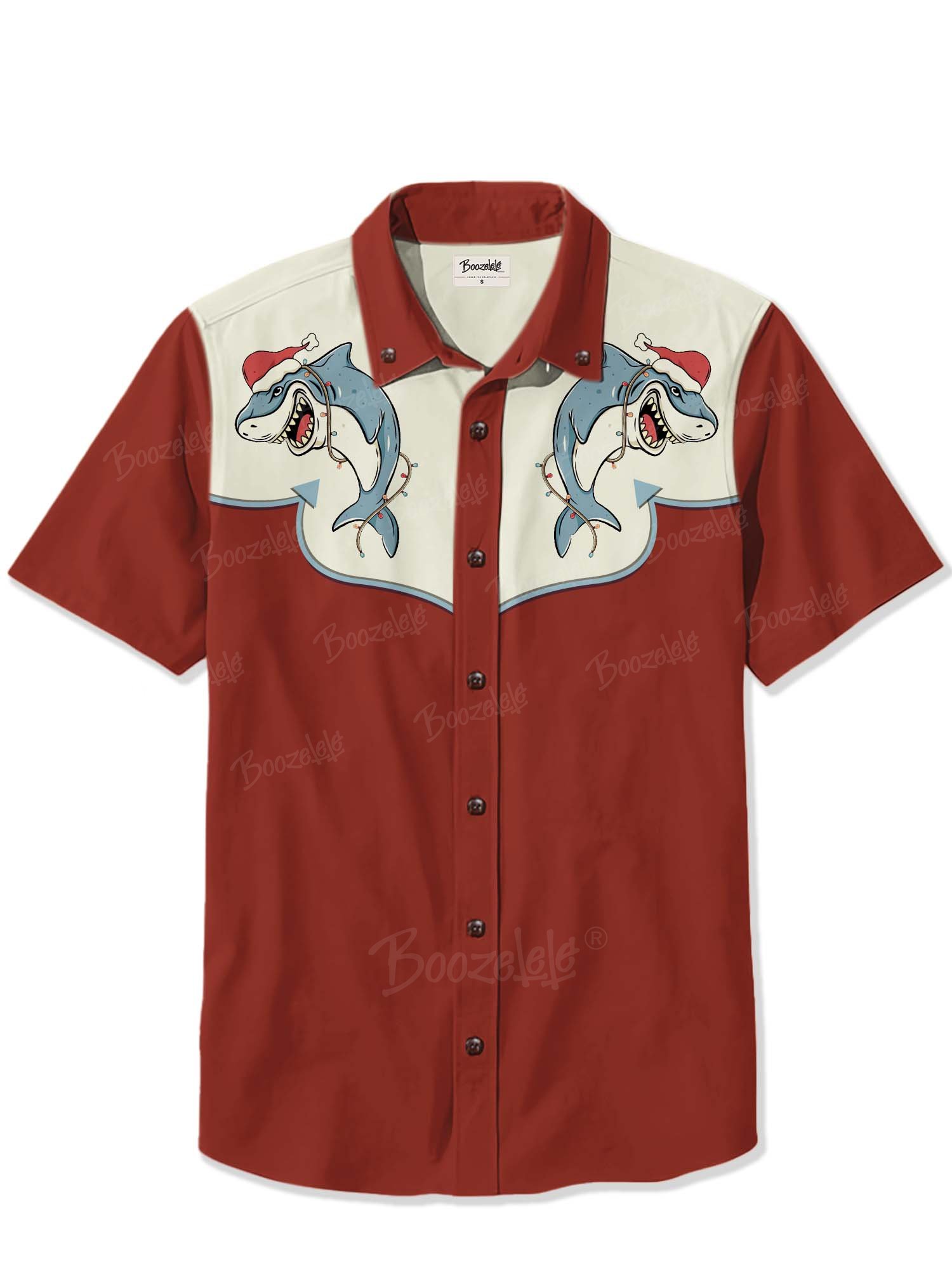 Christmas Shark - 100% Cotton Shirt