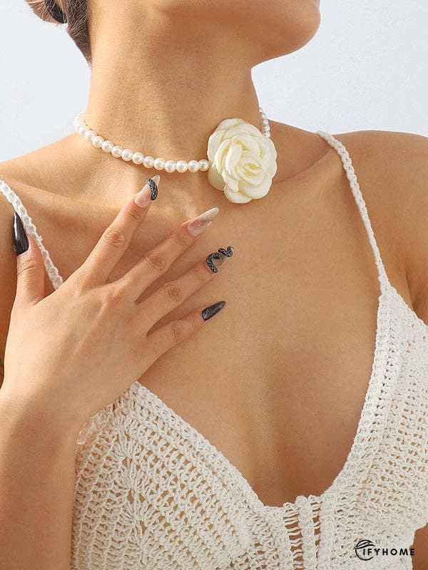 Three-Dimensional Flower Necklaces Accessories | IFYHOME