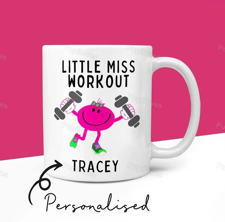 Pupiloves Pupiloves Little Miss Workout Mug