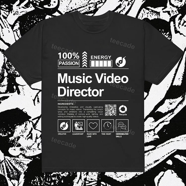 Teecade Teecade Music Video Director T-shirt