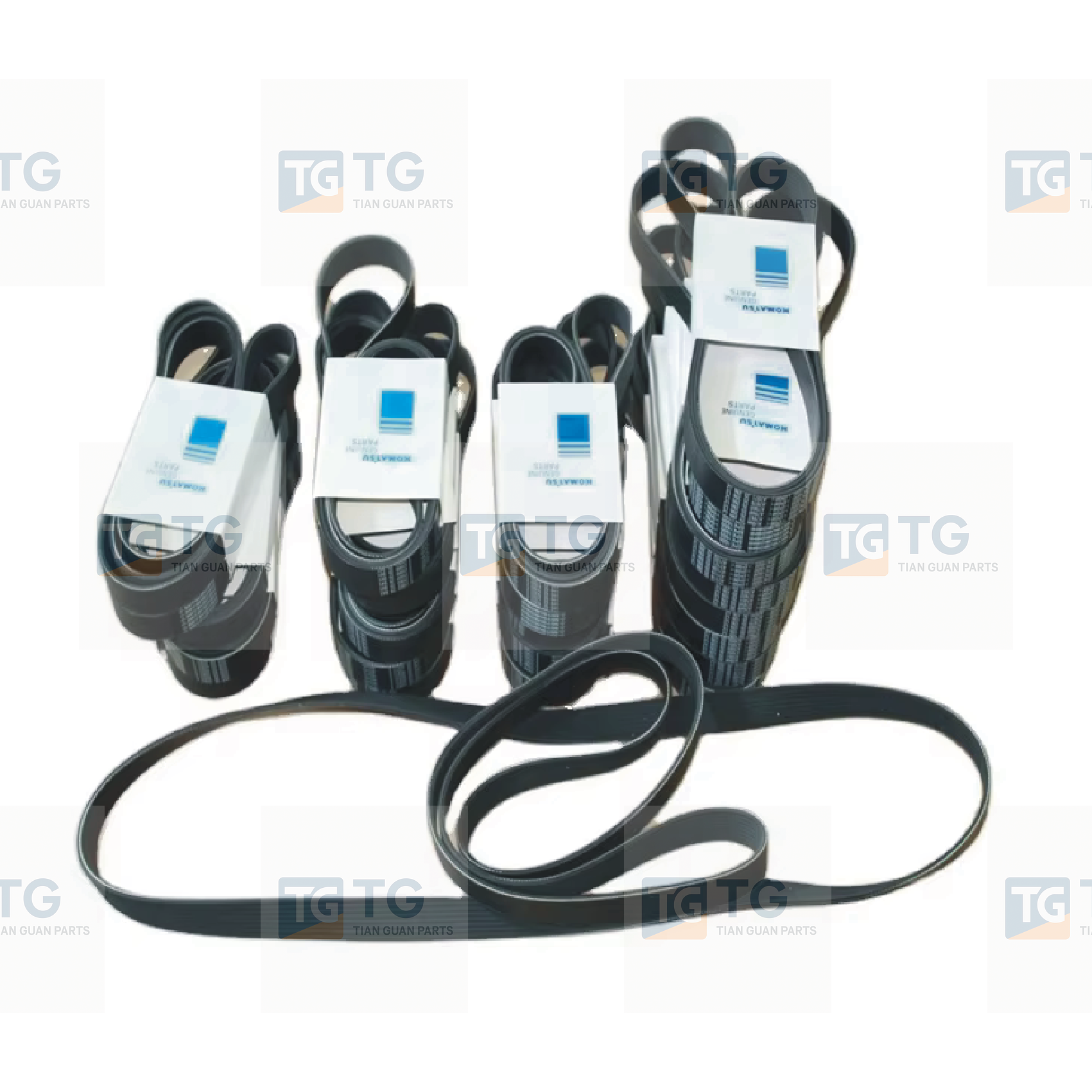 Fan belt 04121-21741 for KOMATSU Excavator PC1250-7  PC1250SP-7 PC150-3  PC150LC-3  PC1250-7