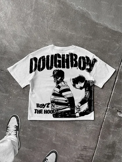 Sopula Vintage See No Evil Print Graphics Cotton T-Shirt