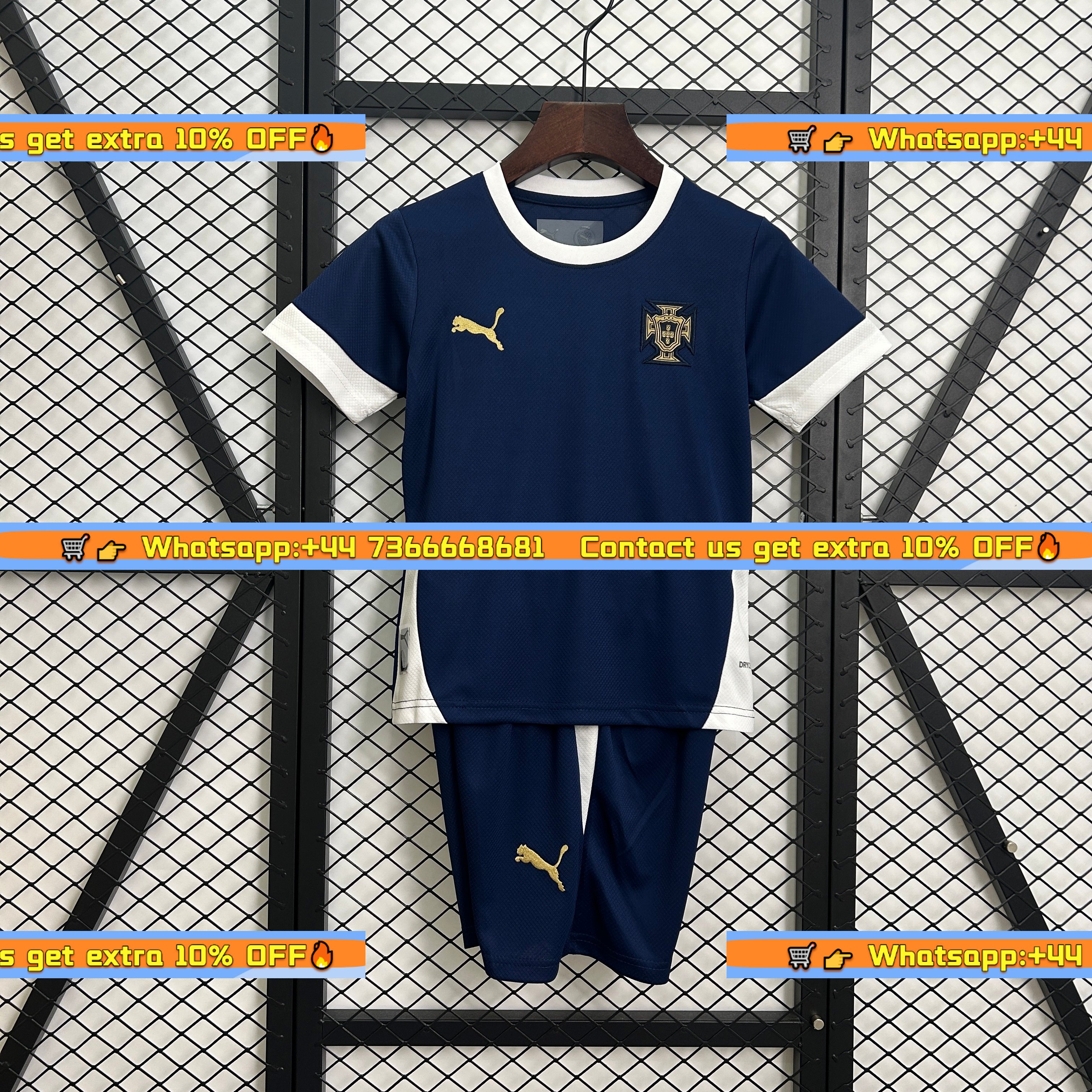 Portugal 2025-26 Royal Blue Training Kids Kit