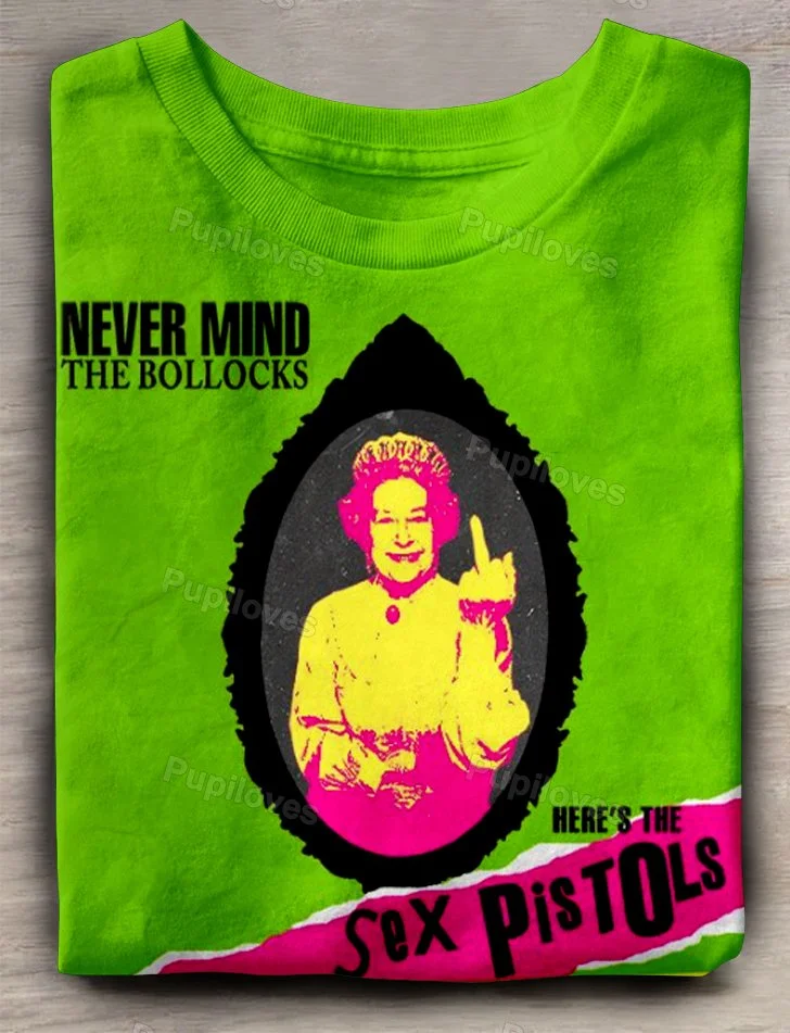 Pupiloves Pupiloves Sex Pistols Band Never Art Print T-shirt