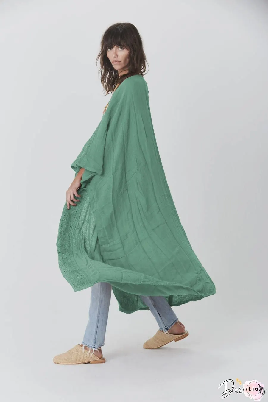 2025 New Women's Beach Cover Ups Long Kimono, Lightweight Sun Protective Swimwear Wrap, Loose Plus Size See Through Sheer Bathing Suit Outdoor Jacket, Swim Coverup Dress For Vacation, Pool, Swim Coverup Women, Swimsuit Coverup For Women