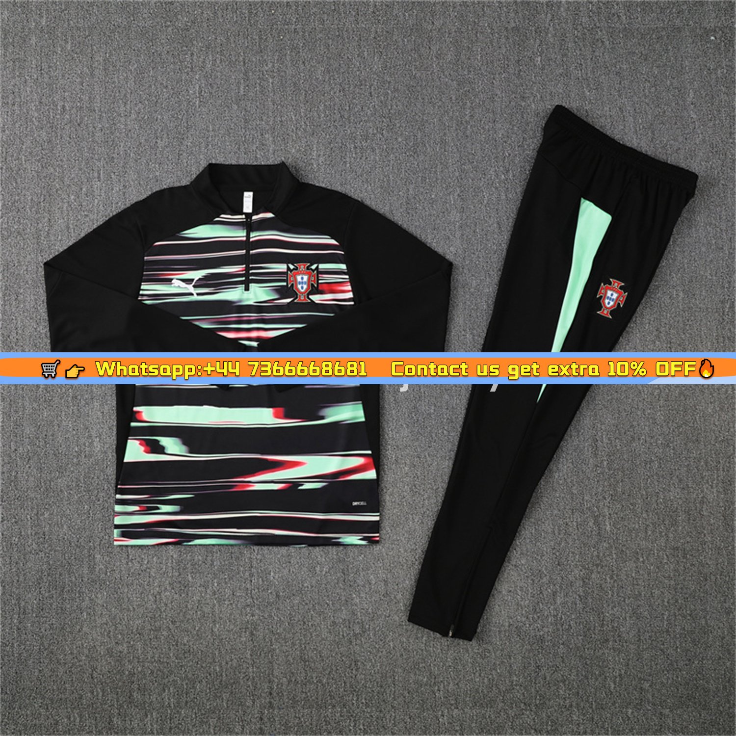 Portugal 25-26 Long Sleeve Training Set - Camouflage