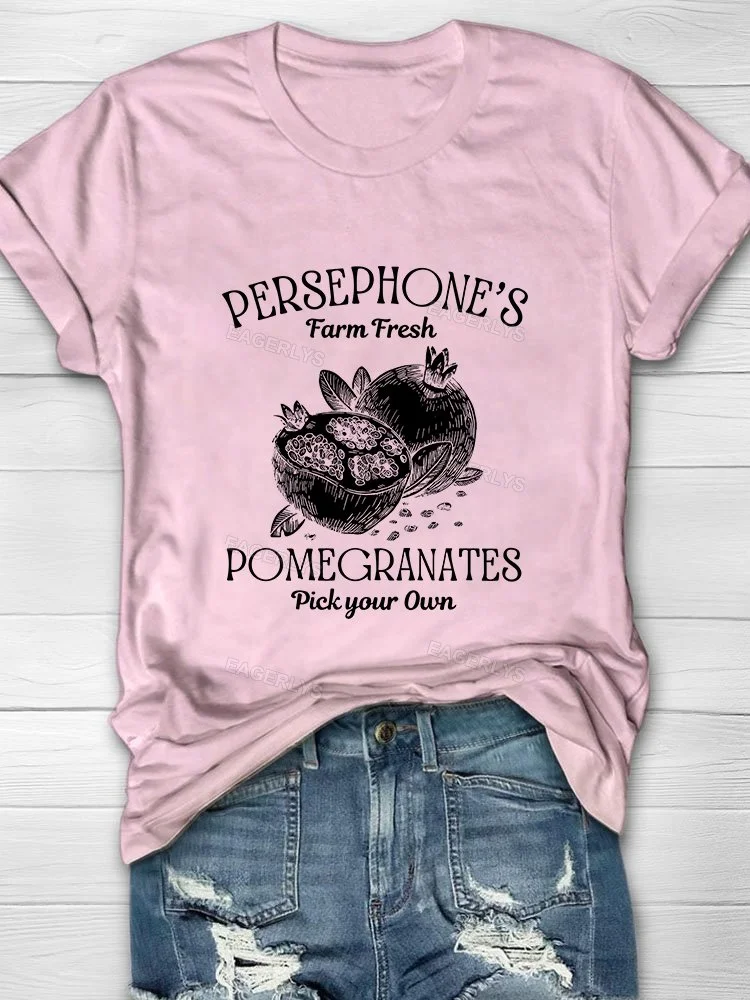 Eagerlys Persephone's Pomegranate Art T-shirt Eagerlys