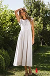 Amani Plaid Maxi Dress