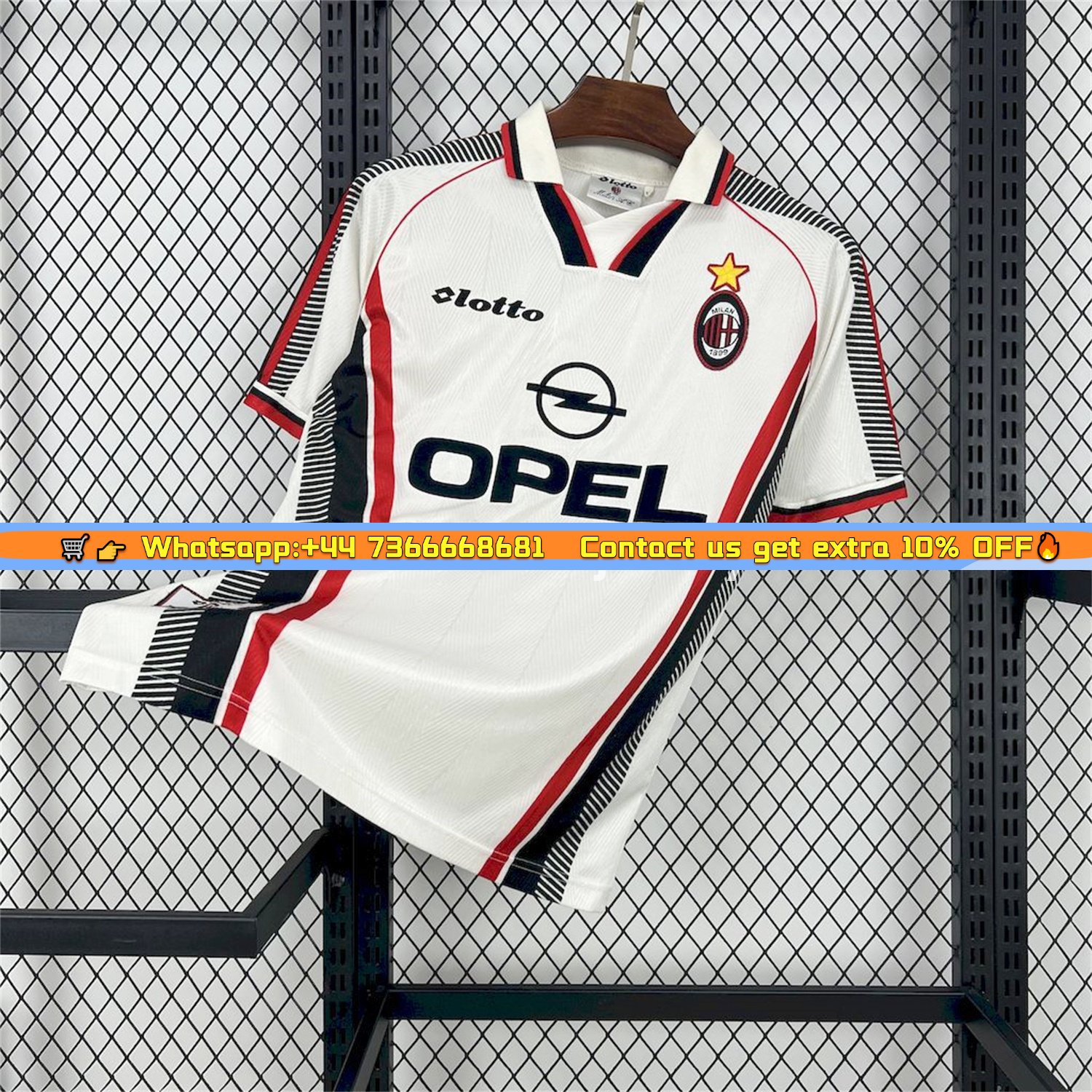 Retro AC Milan 1997-98 Away Jersey