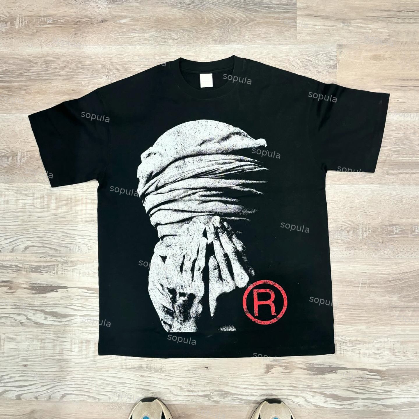 Sopula Vintage Mummy Secure Graphic Cotton T-Shirt