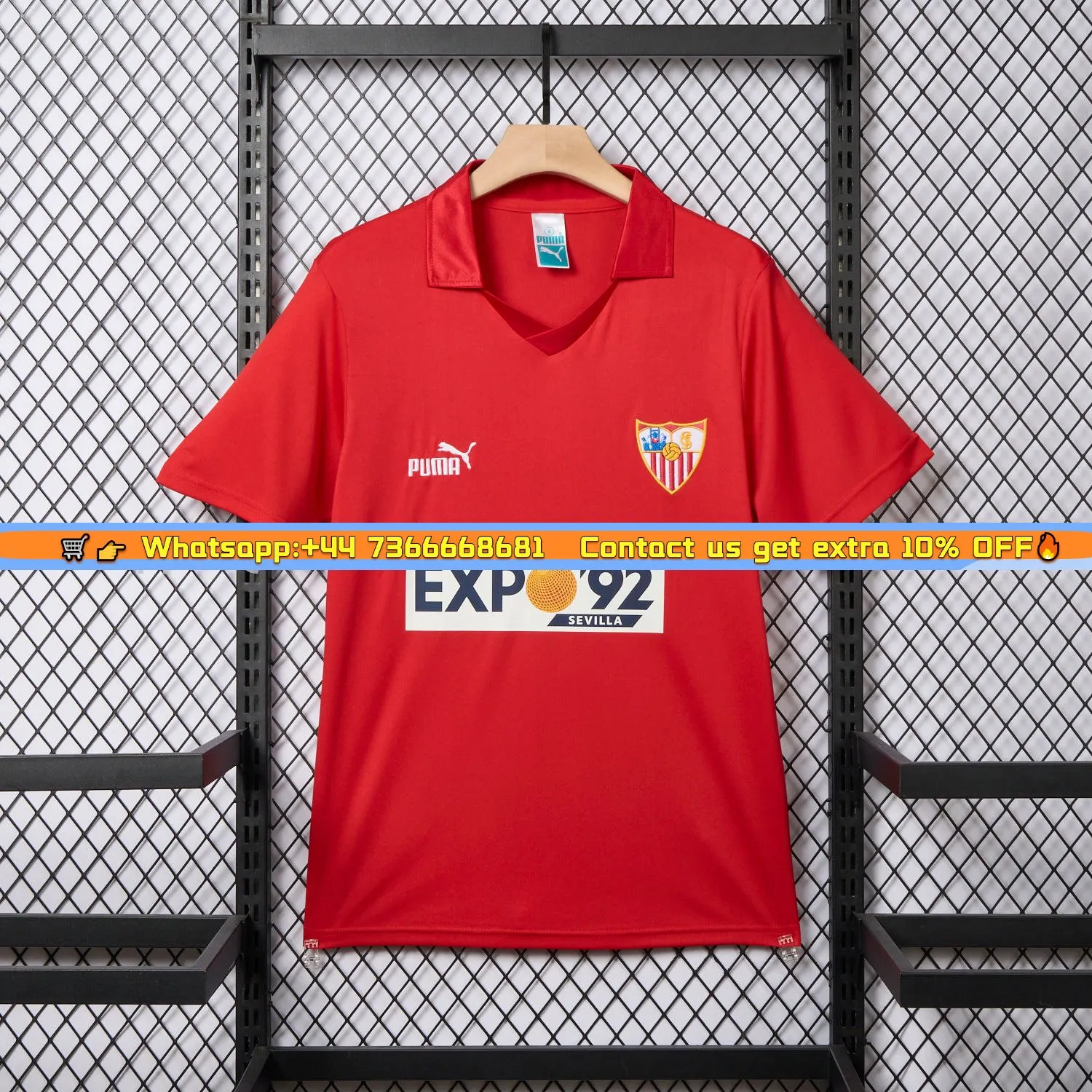Retro Sevilla FC 1987-90 Away Jersey