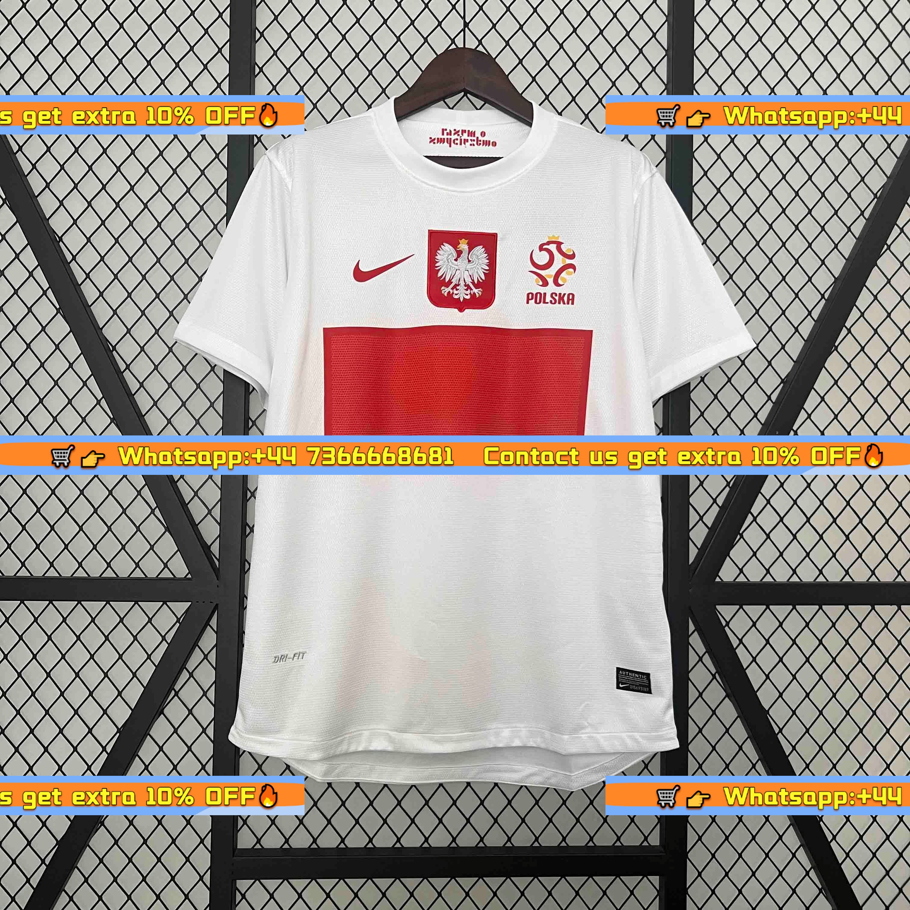 Retro Poland 2012 Home Jersey