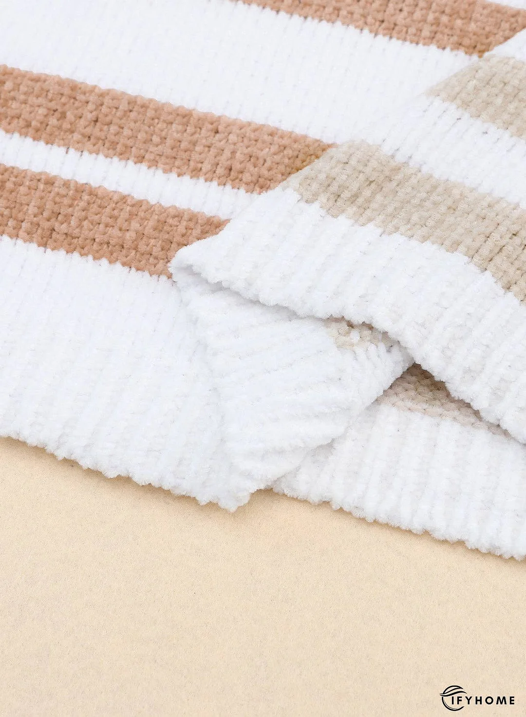 Color Block Drop Shoulder Pullover Striped Sweater | IFYHOME