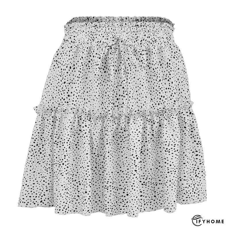 High Waist Ruffle Floral Mini Skirt | IFYHOME