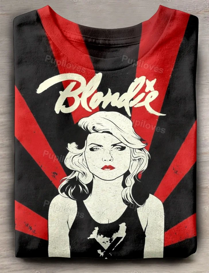 Pupiloves Pupiloves Blondie Band Art Print T-shirt