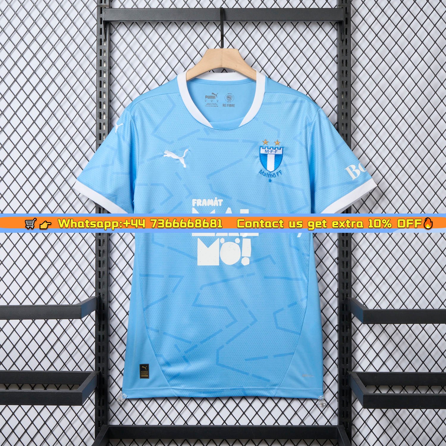 Malm&ouml; FF 25-26 Home Jersey - Fans Version