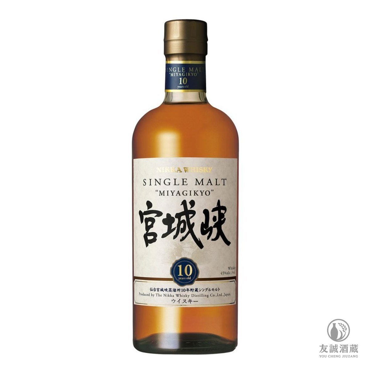 宮城峽Miyagikyo  10年單一麥芽日本威士忌 友誠酒藏