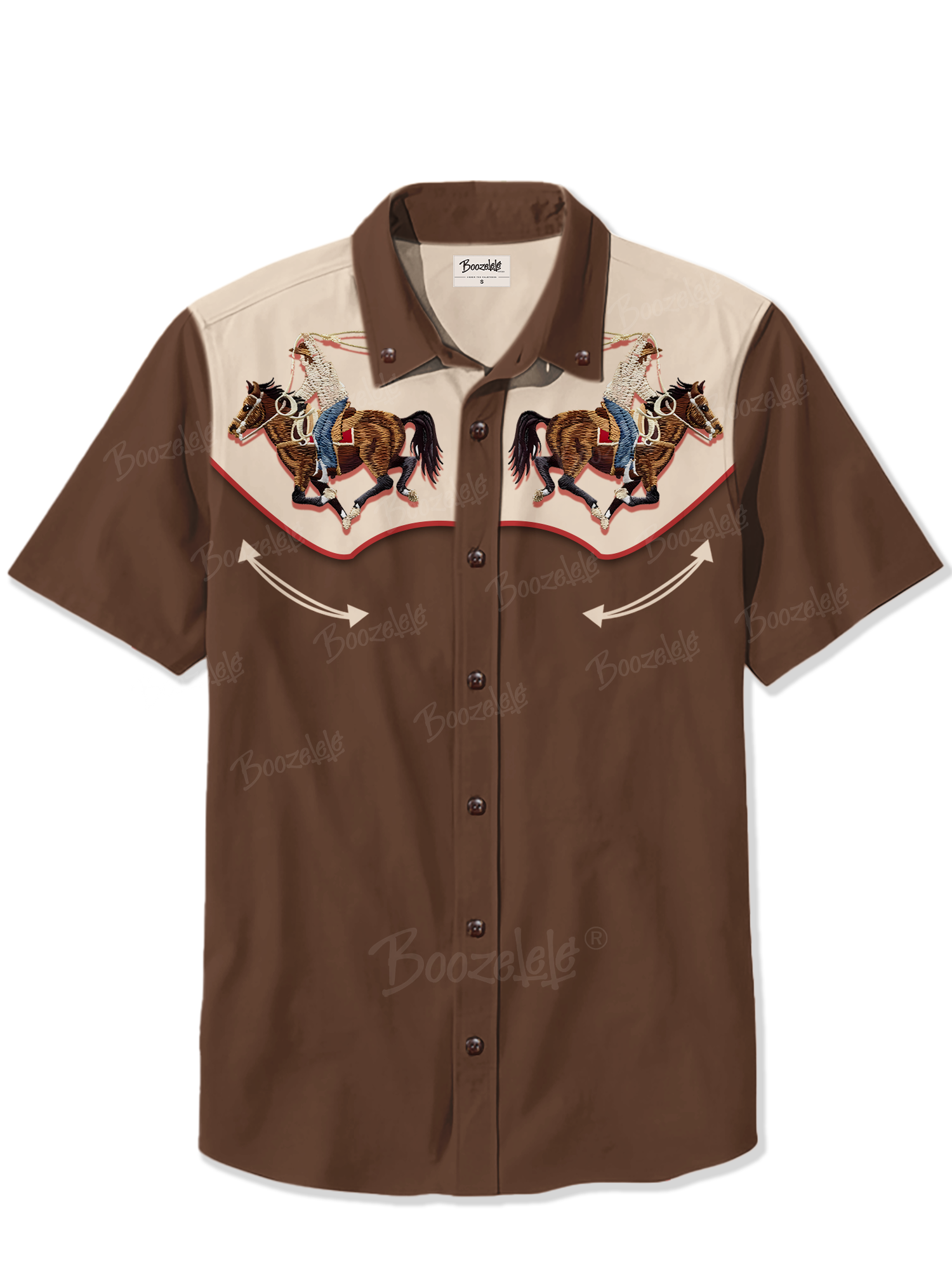 Western Cowboy Riding - 100% Cotton Shirt