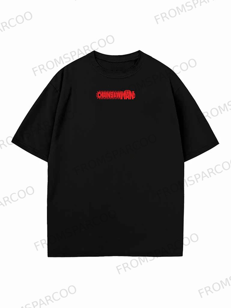 Unisex Casual Anime Printed T-Shirt