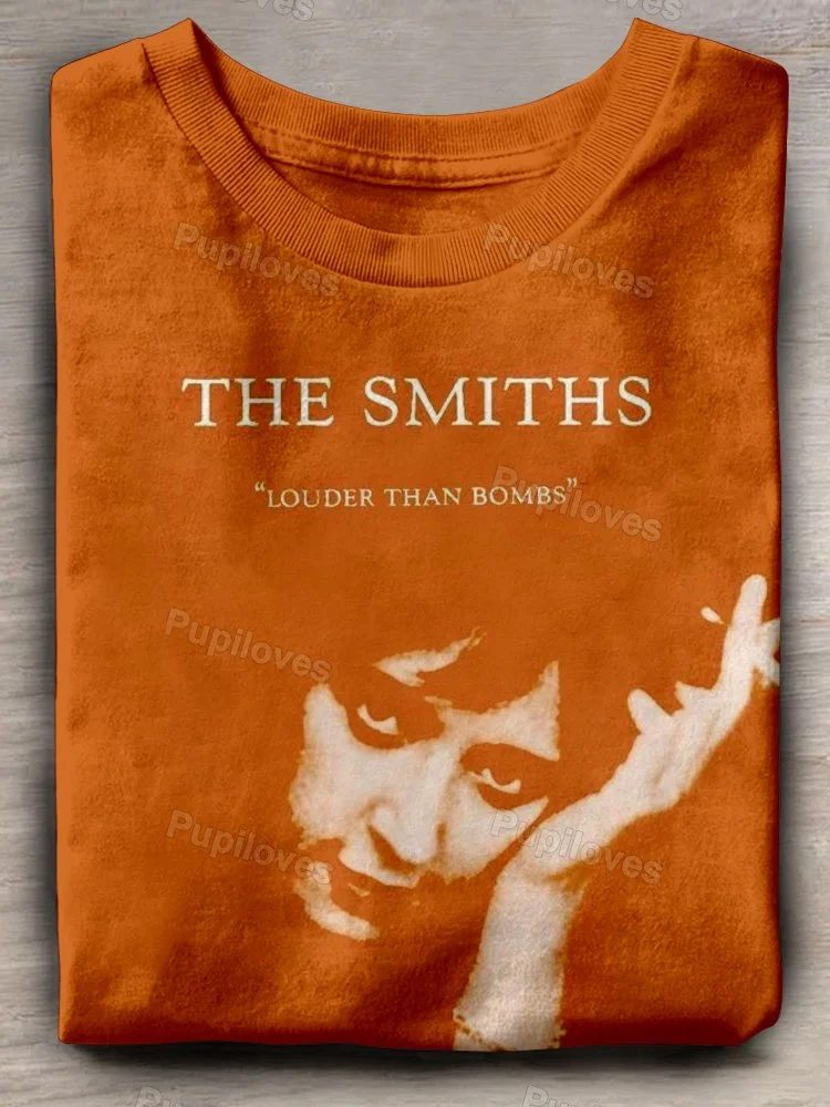 Pupiloves Pupiloves The Smiths Band-3 T-shirt