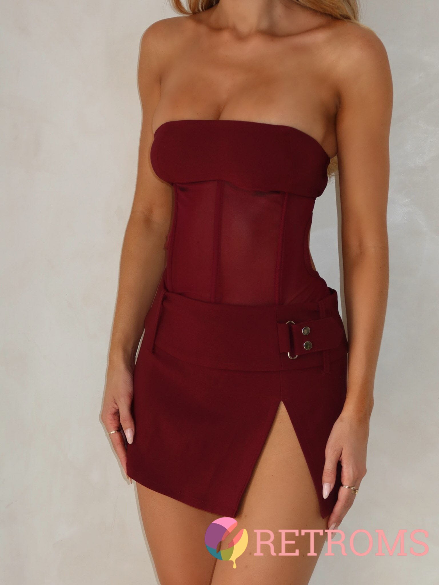 luciel mini dress burgundy Naughty Or Nice Long Sleeve Lace Mini Dress Burgundy