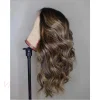 Black Mixed Brown Brazilian Water Wave Wig