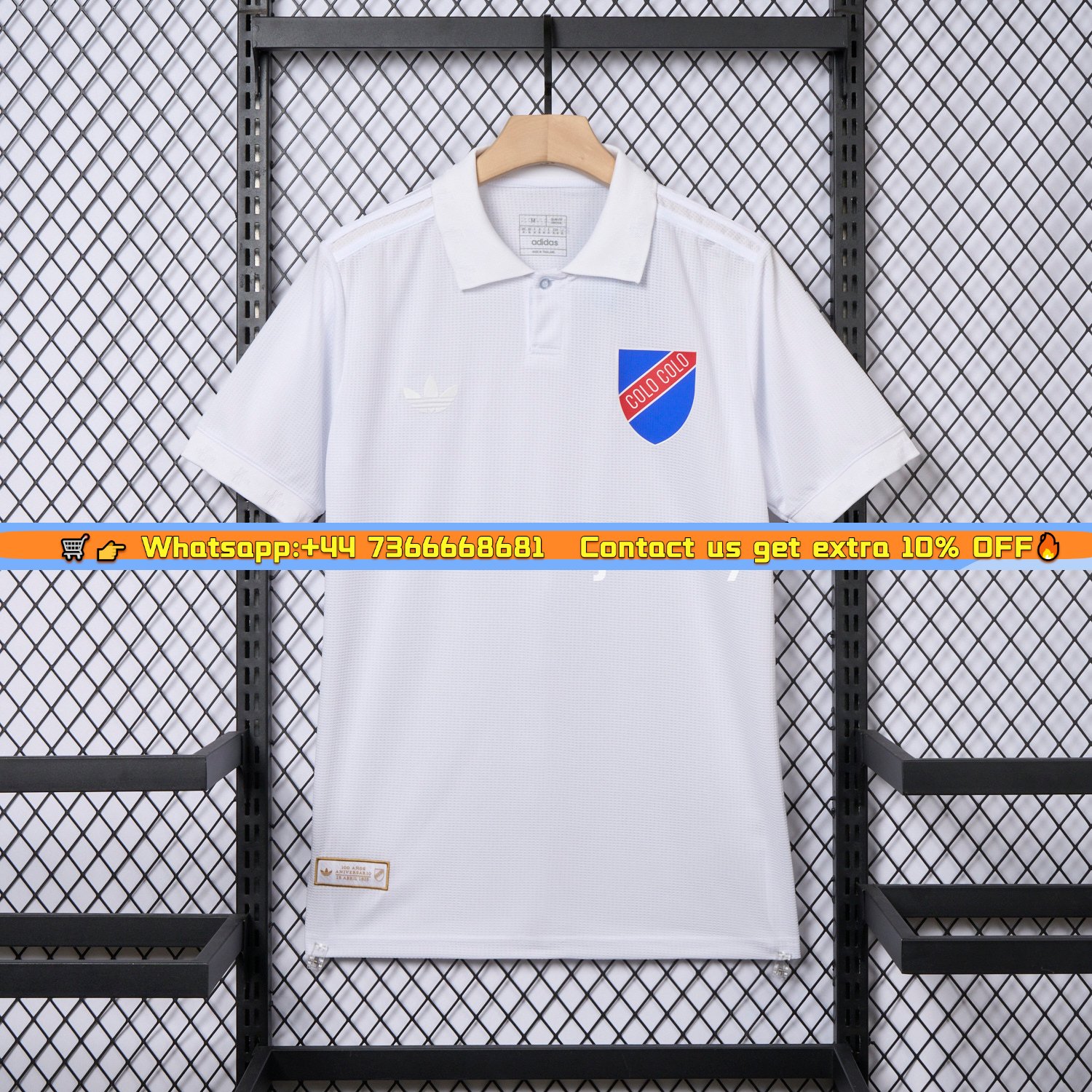 Colo Colo 2025 Centenary Special Edition Unsponsored Jersey - Fans Version