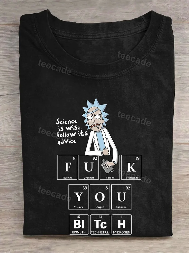 Teecade Teecade Science Is Wise Follow Its Advice T-shirt