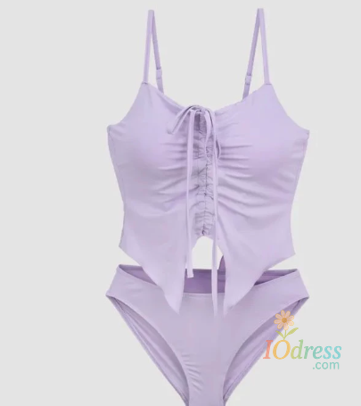 IO Dress Sexy Bikini Set Women's Swimsuit Pure Desire Style Separate Design Vacation Beachwear Meat Concealing Slimming Trendy Swimwear