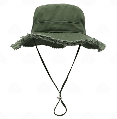 Home Prefer Womens Cotton Sun Hat Floppy Wide Brim Bucket Hat Foldable Gardening Hat Breathable Summer Travel Beach Hat UPF50+