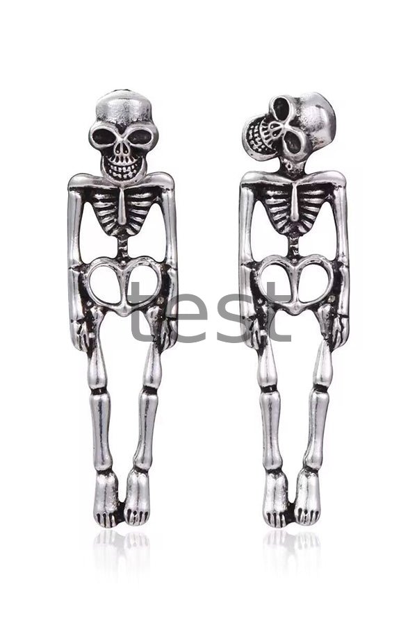 Halloween Skeleton Vintage Earrings RY