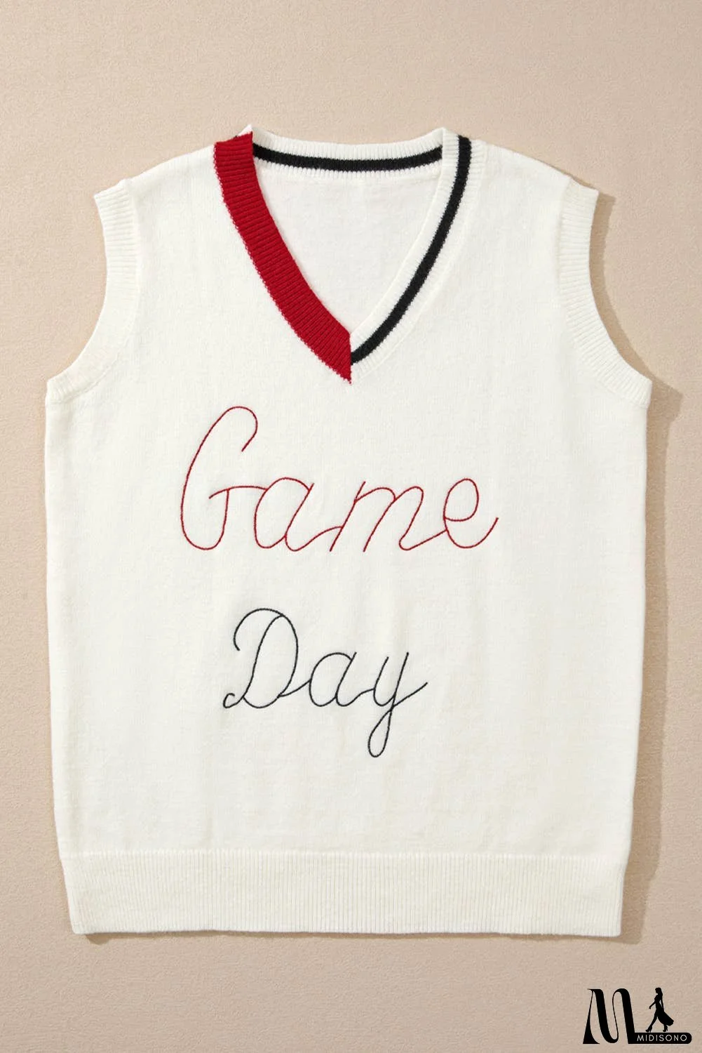 Vintage Game Day Sweater Vest