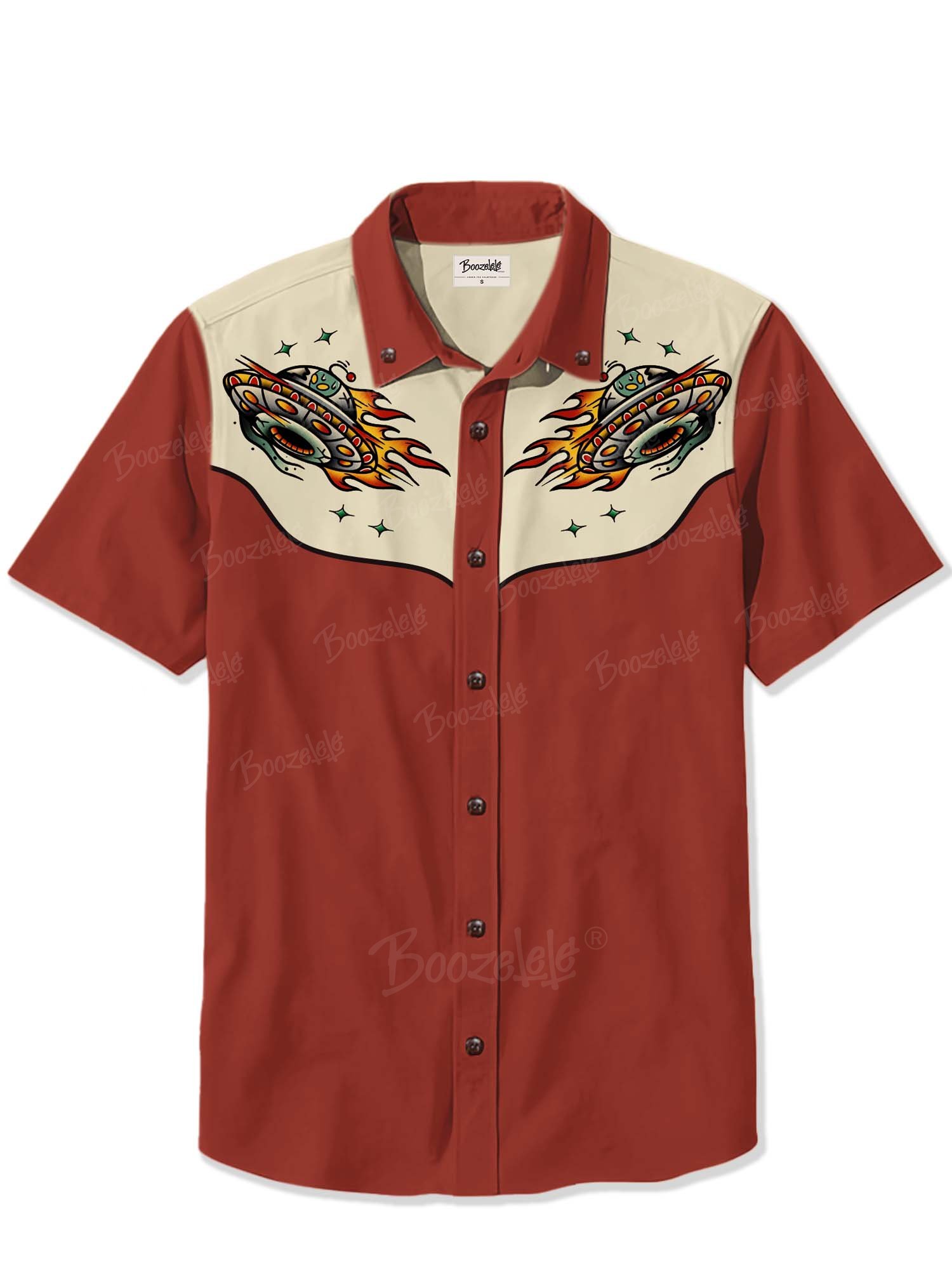 UFO And Alien - 100% Cotton Shirt