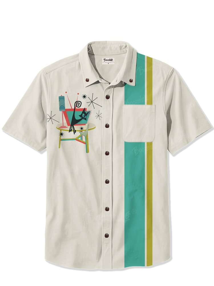 Medieval Atomic Cat - 100% Cotton Shirt