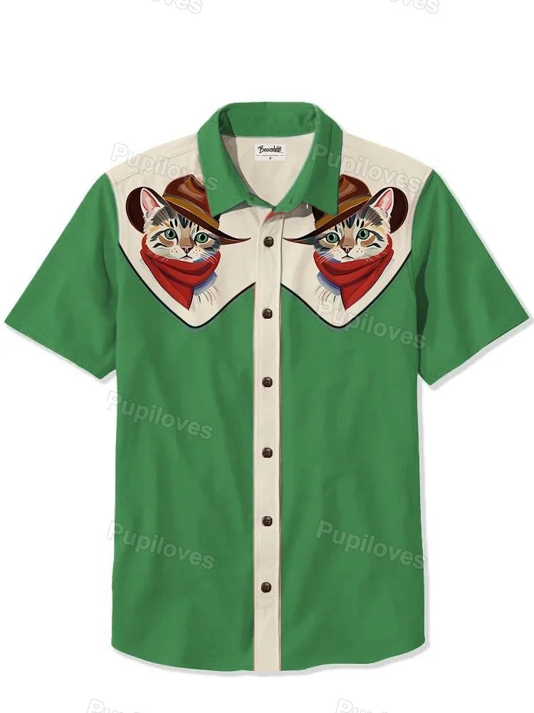 Pupiloves Pupiloves Western Cowcat Shirt