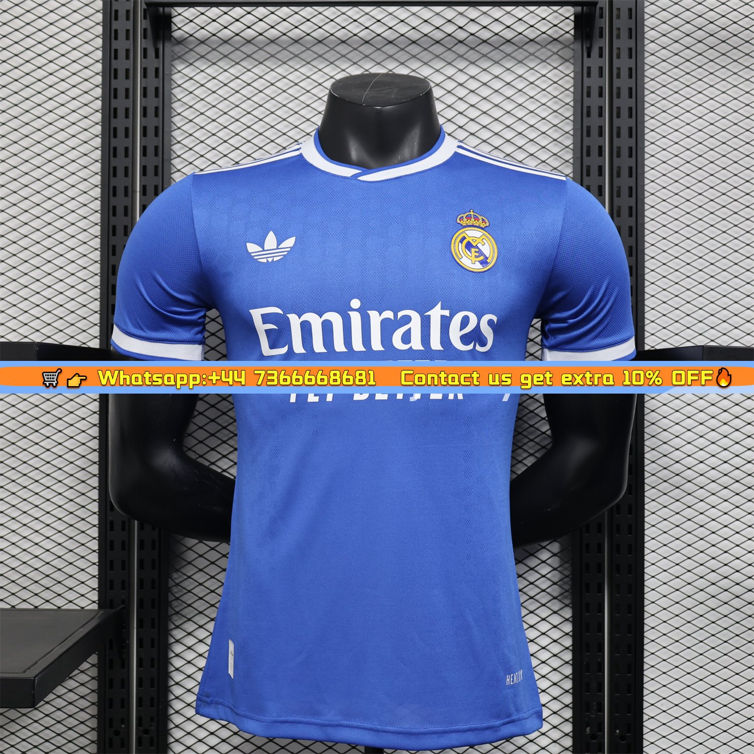 Real Madrid 25-26 Pure Blue Special Edition Jersey - Player Version