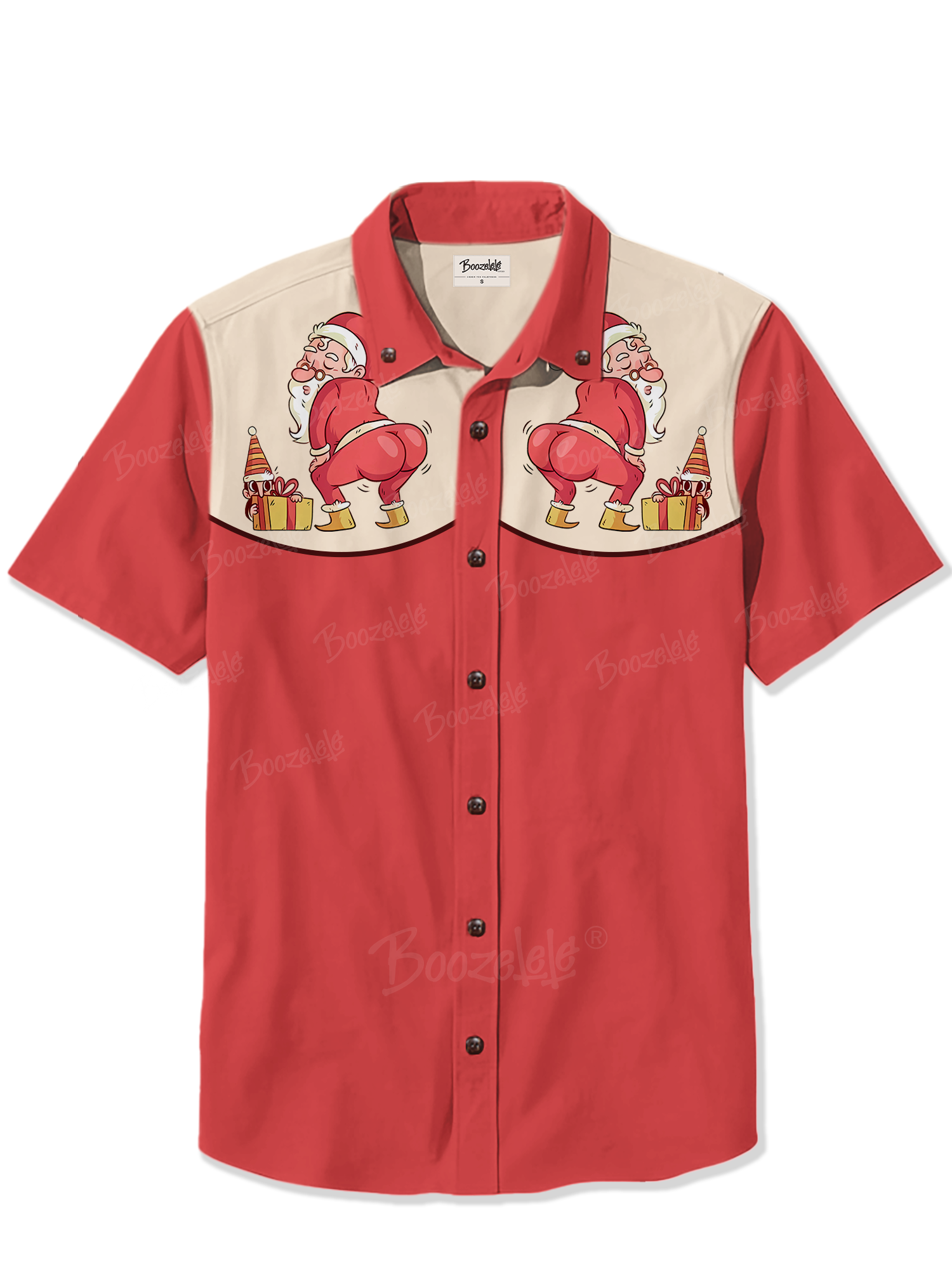Santa Shakes His Butt! - 100% Cotton Shirt