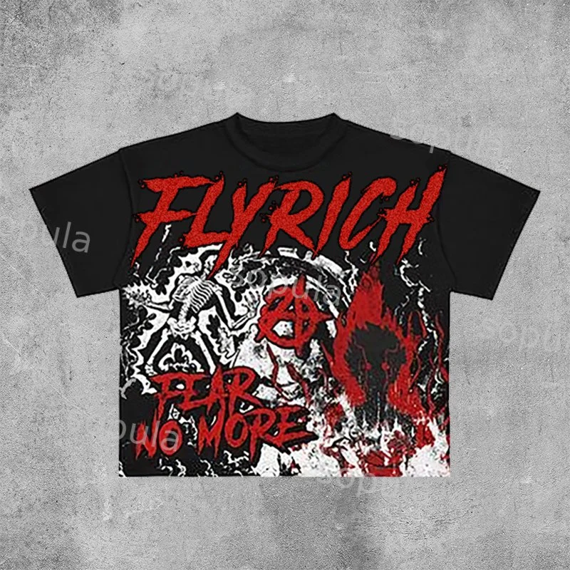Unisex Fly Rich Graphic T-Shirt