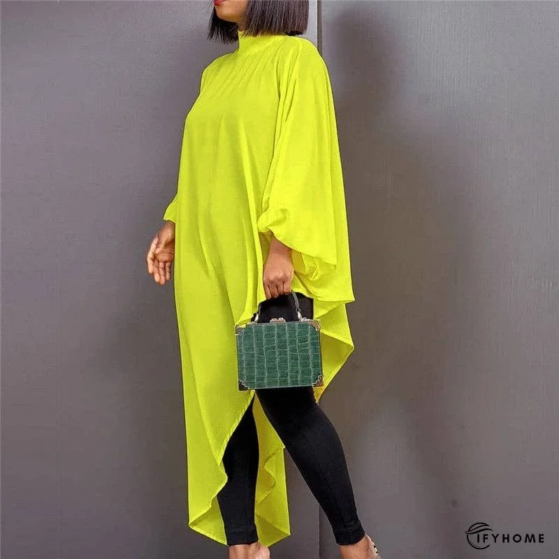 Solid Color Irregular Fashion Plus Size Cowl | IFYHOME