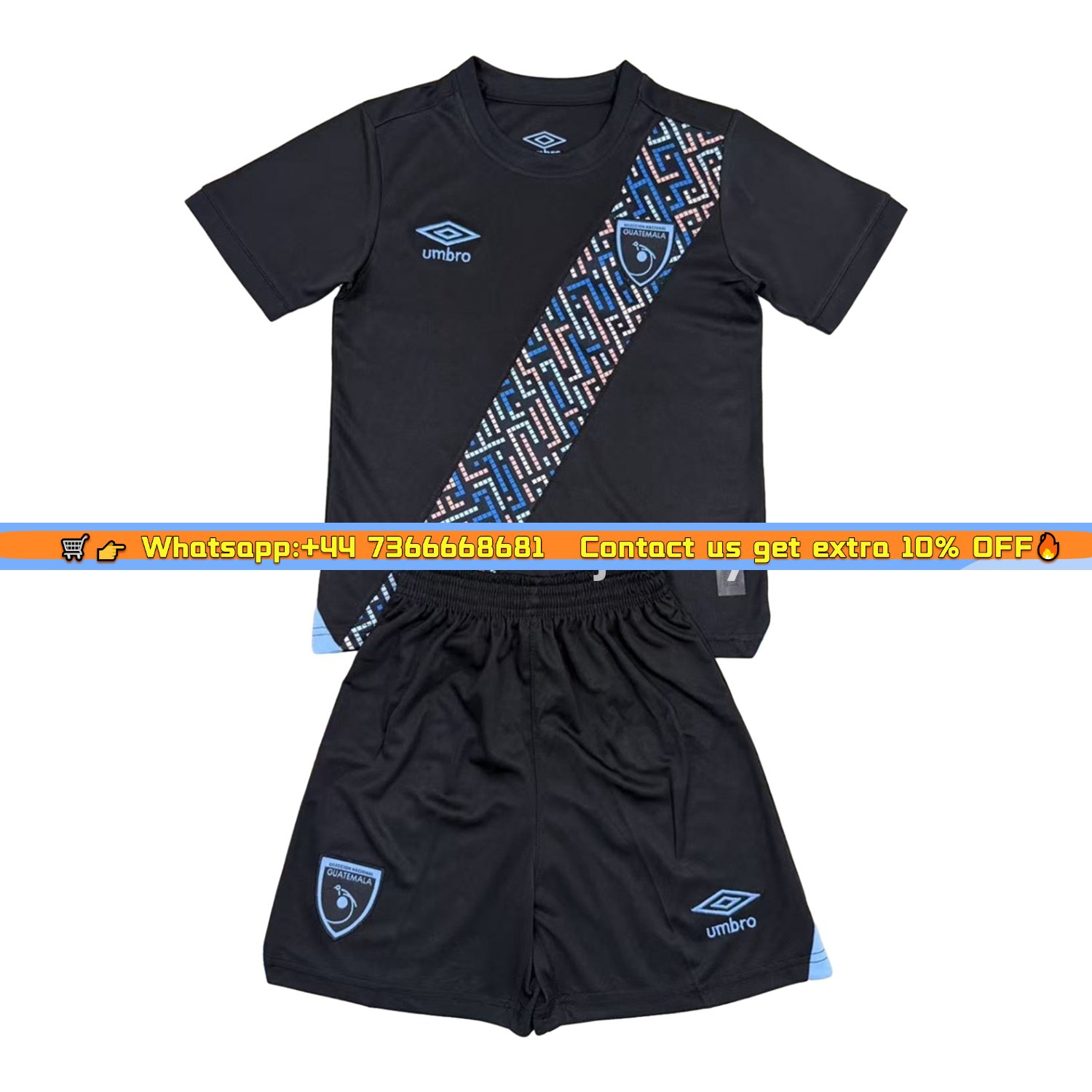 Guatemala 25-26 Third Men's Adult Jersey Set - Fans Version