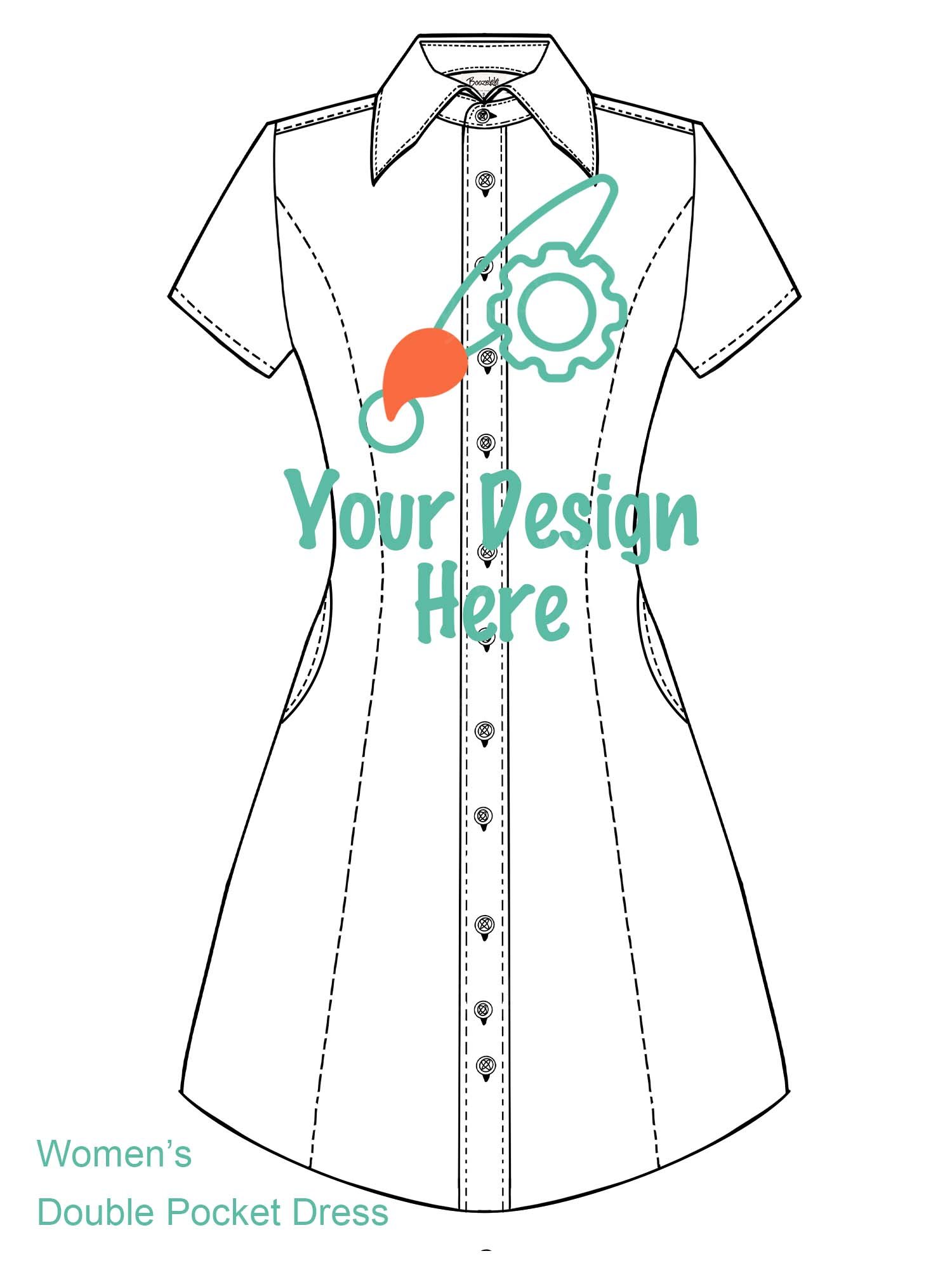 Customized Women's 100% Cotton Dress