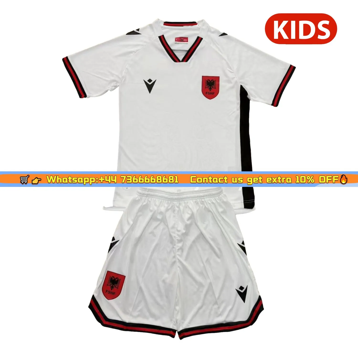 Albania 25-26 Away Kids Kit